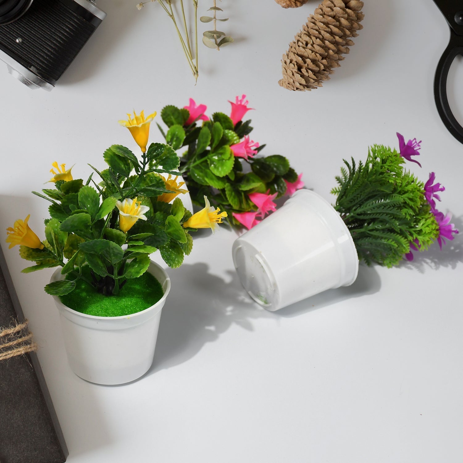 4950 Flower Pot Artificial Decoration Plant | Natural Look & Plastic Material For Home , Hotels , Office & Multiuse Pot 4950 Flower Pot Artificial Decoration Plant | Natural Look & Plastic Material For Home , Hotels , Office & Multiuse Pot